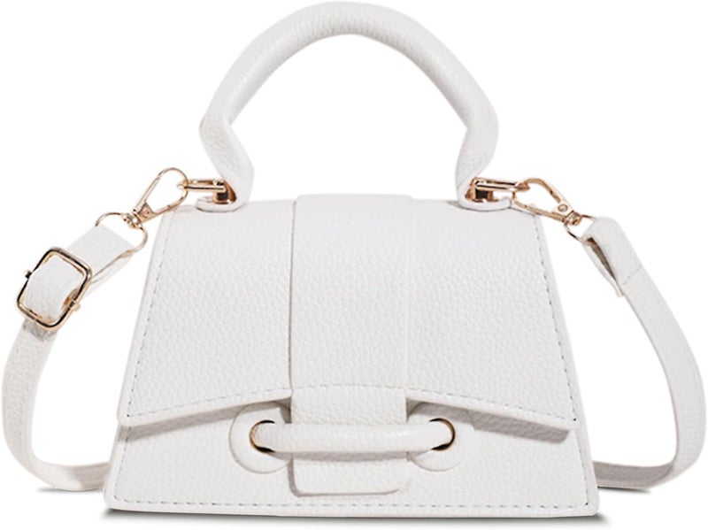 FALETO Mini Purses for Women Cute Top Handle Crossbody Bag Stylish Tiny Clutch Handbag with Strap - Image 1